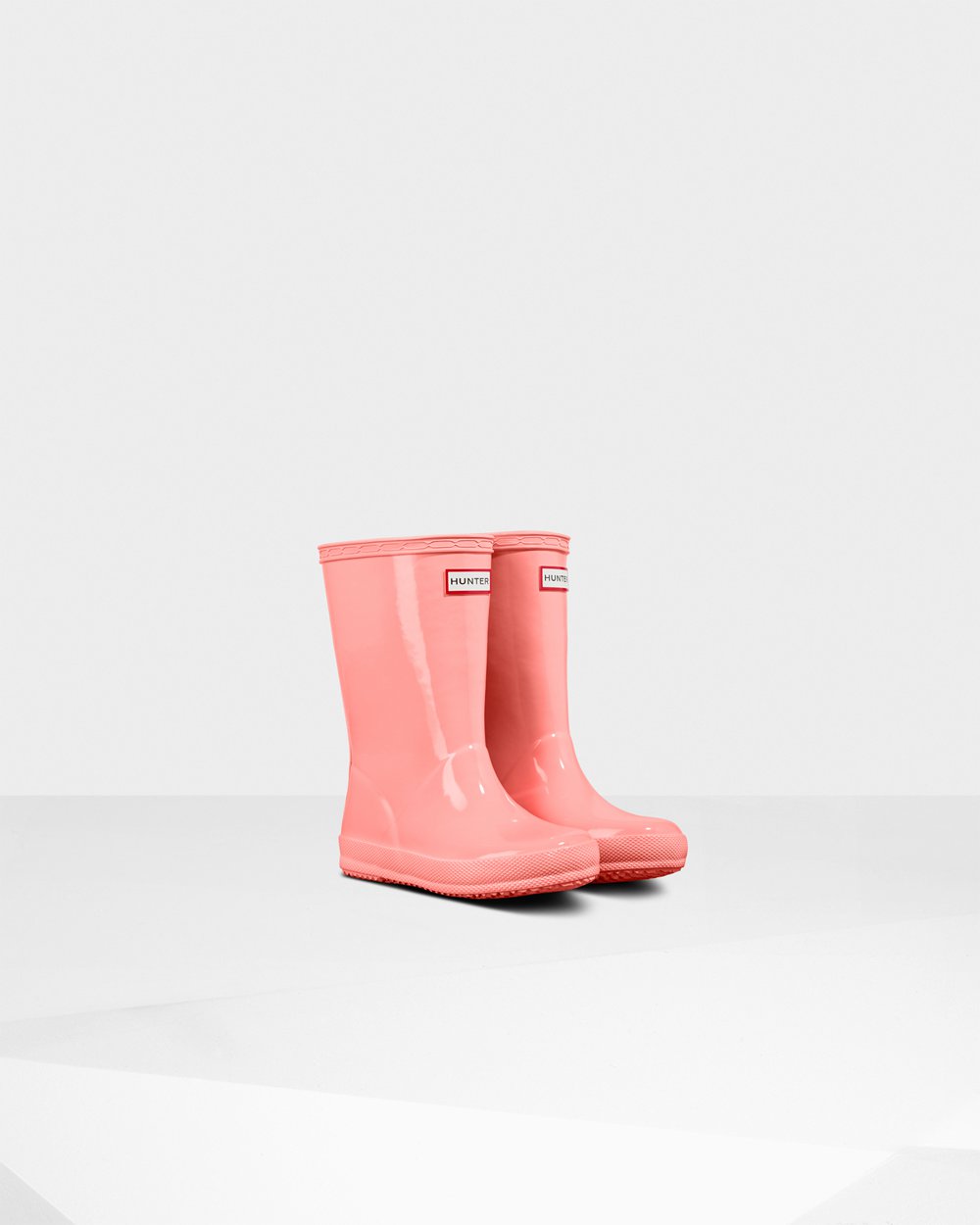 Bottes de Pluie Hunter Original First Classic Gloss Enfant Rose JADETNW-85